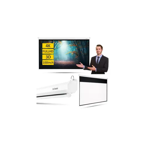 Platno za projektor OVERMAX poluautomatsko 100 (100")