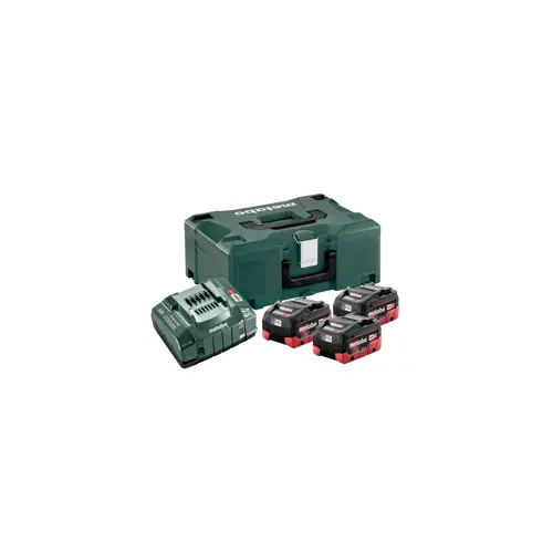 Paket baterija METABO 3 x 5.5Ah LIHD + punjač ASC 30-36 V + metalni kovčeg (4007430287748)
