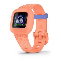 Pametna narukvica GARMIN vivofit jr. 3 Peach Leopard, 010-02441-04 