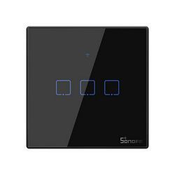 Pametna sklopka SONOFF T3EU3C-TX crna 