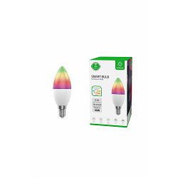 Pametna žarulja WOOX WiFi Smart LED RGB+CCT žarulja E14, 5W, (R9075)