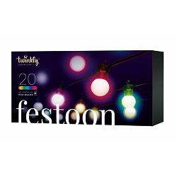 Pametne lampice TWINKLY Festoon (20L G45, BT + WiFi, višebojno izdanje)