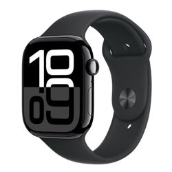 Pametni sat APPLE Watch S10 GPS 42mm Jet Black Alu Case s Black Sport Band - M/L - MWWF3QH/A-AP