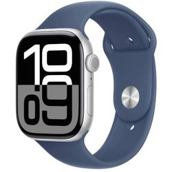 Pametni sat APPLE Watch S10 GPS 42mm Silver Alu Case s Denim Sport Band - S/M - MWWA3QH/A