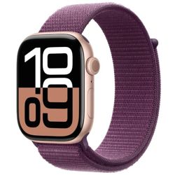 Pametni sat APPLE Watch S10 GPS 46mm Rose Gold Alu Case s Plum Sport Loop - MWWV3QH/A