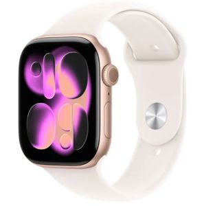 Pametni sat APPLE Watch S11 GPS 42mm Rose Gold Aluminium Case s Light Blush Sport Band - S/M