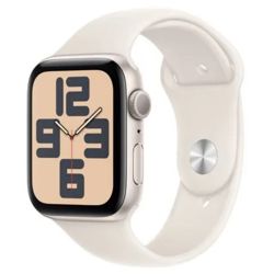 Pametni sat APPLE Watch SE2 v3 GPS 44mm Starlight Alu Case s Starlight Sport Band - M/L - MXEV3QH/A
