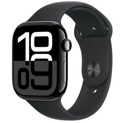 Pametni sat APPLE Watch Series 10 46mm Jet Black Alu Case s Sports Band Black, M/L - MWWQ3QC/A 