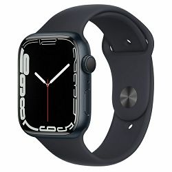 Pametni sat APPLE Watch Series 7 GPS, 45mm Midnight Aluminium Case with Midnight Sport Band - Regular