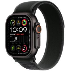 Pametni sat APPLE Watch Ultra2 v2 Cellular 49mm Black Titanium Case s Black Trail Loop - S/M - MX4U3BS/A