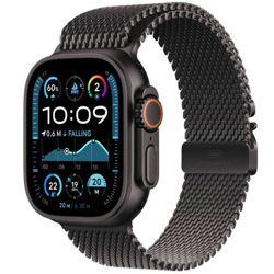 Pametni sat APPLE Watch Ultra2 v2 Cellular 49mm Black Titanium Case S Black Titanium Milanese Loop - S - MX4W3BS/A