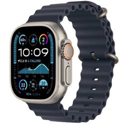 Pametni sat APPLE Watch Ultra2 v2 Cellular 49mm Natural Titanium Case s Navy Ocean Band - M/L - MX4D3BS/A