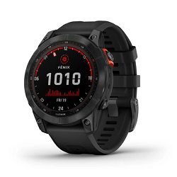 Pametni sat GARMIN fenix 7 SOLAR, Slate Gray crni remen, 47mm, 010-02540-11