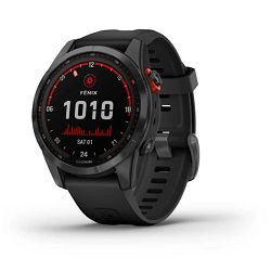 Pametni sat GARMIN Fenix 7S SOLAR, Slate Gray crni remen, 010-02539-13 