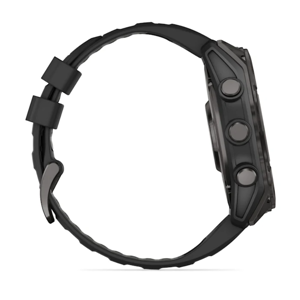 Pametni sat GARMIN Fenix 8, 51 mm, AMOLED, Sapphire Carbon Gray DLC Tit., Black/Pebble Gray remen, 010-02905-21