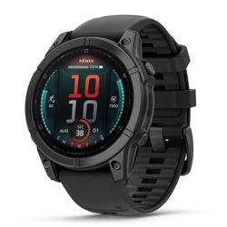 Pametni sat GARMIN fenix E, 47 mm Slate Gray Steel, crni remen, 010-03025-01