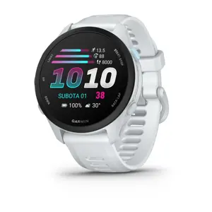 Pametni sat GARMIN Forerunner 70 Whitestone (bijela) 43mm, 010-04307-01