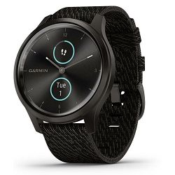 Pametni sat GARMIN vivomove Style, 42mm, Slate crna Pepper Nylon, 010-02240-23