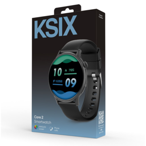 Pametni sat KSIX CORE 2, AMOLED 1.43” , 5 dana aut., zdravlje i sport, crni
