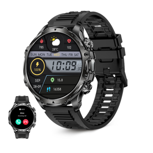 Pametni sat KSIX VENTURE, 1.85", TFT XXL zaslon, 10 dana aut., Sport & Health, IP