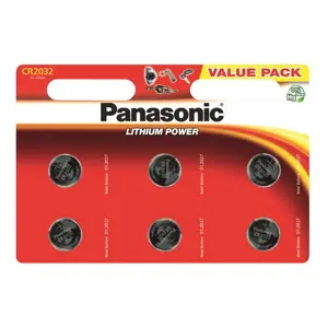 PANASONIC baterije CR-2032EL/6BP Lithium Coin