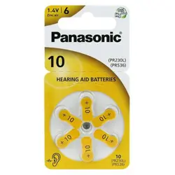 PANASONIC baterije PR230/6LB, Zinc Air