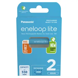 PANASONIC ENELOOP LITE AAA 550mAh 2 szt