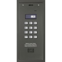 Panel za interfon s grijanjem ACO CDNP7ACC ST DOOR INTERCOM PANEL LCD HEATER. RFID MASTER (LCD zaslon, RFID master)