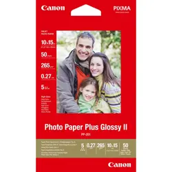 Papier Canon PP201 Fotopapier 10x15 50Bl (260g)