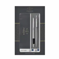 Parker 2093258 pen set Black, Silver 2 pc(s)