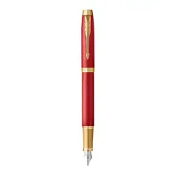 Parker 2143650 fountain pen Cartridge filling system Gold, Red 1 pc(s)
