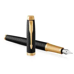 Parker IM fountain pen Cartridge filling system Black, Gold 1 pc(s)