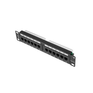 Patch panel LANBERG 10" (12 portova, 1U, CAT.5E UTP)