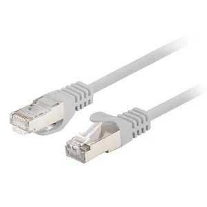 PATCHCORD KAT.6 FTP 0.25M SZARY FLUKE PASSED LANBERG 10-PACK