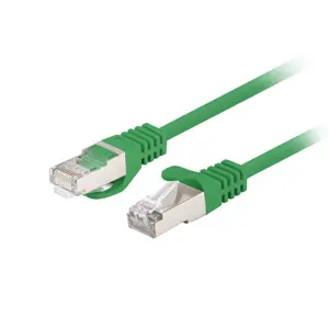 PATCHCORD KAT.6 FTP 1M ZIELONY FLUKE PASSED LANBERG 10-PACK