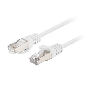 PATCHCORD KAT.6 FTP 2M BIAŁY FLUKE PASSED LANBERG 10-PACK