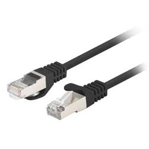 PATCHCORD KAT.6 FTP 5M CZARNY FLUKE PASSED LANBERG 10-PACK