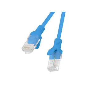 PATCHCORD KAT.6 UTP 0.25M NIEBIESKI FLUKE PASSED LANBERG 10-PACK