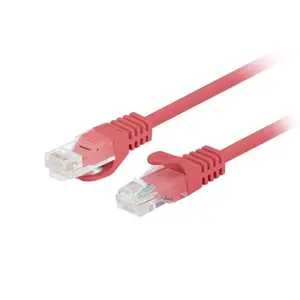 PATCHCORD KAT.6 UTP 1.5M CZERWONY FLUKE PASSED LANBERG 10-PACK