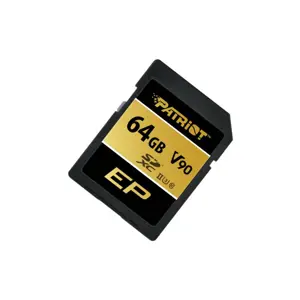 Patriot 64GB SDXC UHS-II Class10 SD card, 300/260 MB/s.