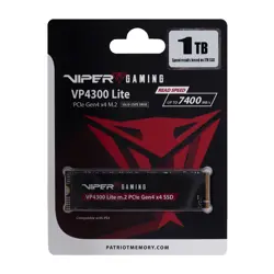 SSD disk PATRIOT MEMORY VP4300 Lite M.2 1 TB (PCI Express 4.0, NVMe)