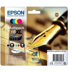 Patrone Epson 16 4er-Pack black + color XL             T1636