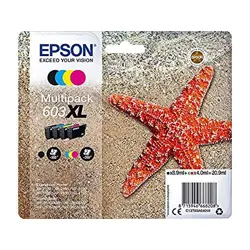 Patrone Epson 603 4er-Pack black + color XL            T03A6