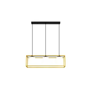 PENDANT LIGHT DRIFT 3XE14 GOLD