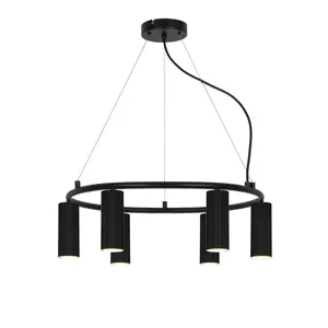 PENDANT LIGHT ICEL 6XGU10 BLACK