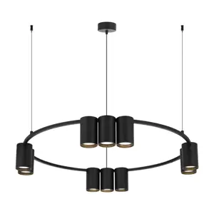 PENDANT LIGHT PORI 10XGU10 ML0373 BLACK