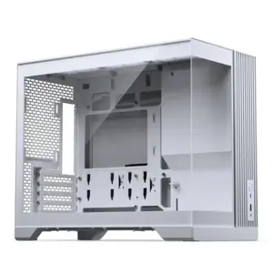 PHANTEKS XT V3 PC-Gehäuse, Mini-Gehäuse, mATX, Tempered Glass - inklusive 3x 120-mm-Lüfter, weiß