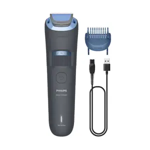 Philips Beard Trimmer 3000 Series BT3617/15 Beard grooming with rounded tip blades