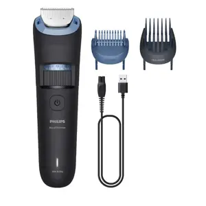 Philips Beard Trimmer 3000 Series BT3665/15 Beard grooming with full metal blades