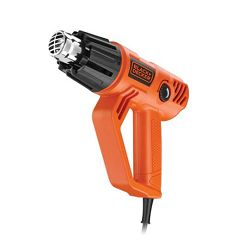 Pištolj za vrući zrak BLACK+DECKER KX2001-QS (500 l/min, 600 °C, 2000 W) crna, crvena